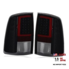 LED Tail Lights Compatible with 2009-2018 Dodge Ram 1500 2500 3500 Black