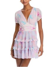 NWT LoveShackFancy Spirea Printed Ruffle Tiered Dress Size 6