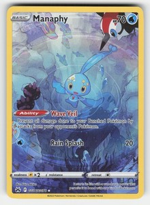 Pokemon Manaphy GG06/GG70 Crown Zenith: Galarian Gallery Ultra Rare NM