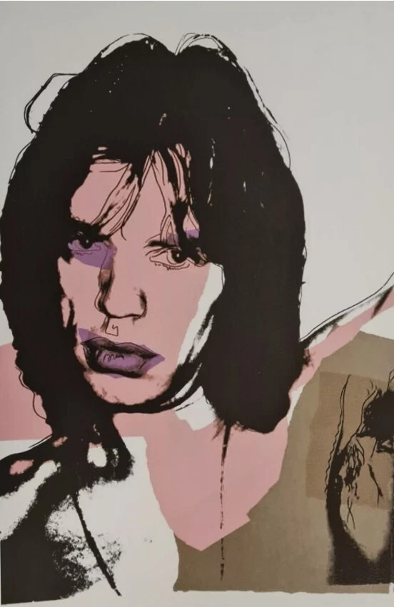 ANDY WARHOL * Mick Jagger * 57 x 38 cm * signed lithograph * limited # xx/100 - Bild 2 von 4