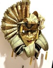 Vintage Authentic Otto Bassano Handmade Venetian Volto Ventaglio Mask