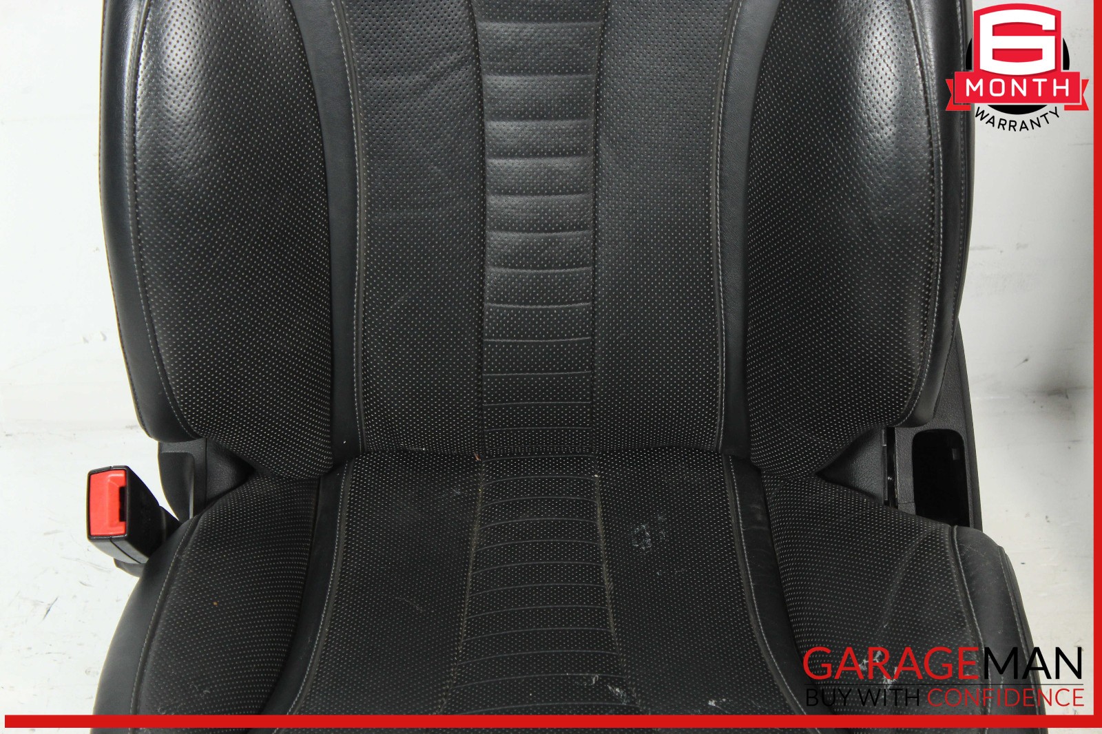 14-17 Mercedes W222 S550 Complete Front Seat Seats Cushion Assembly Black OEM