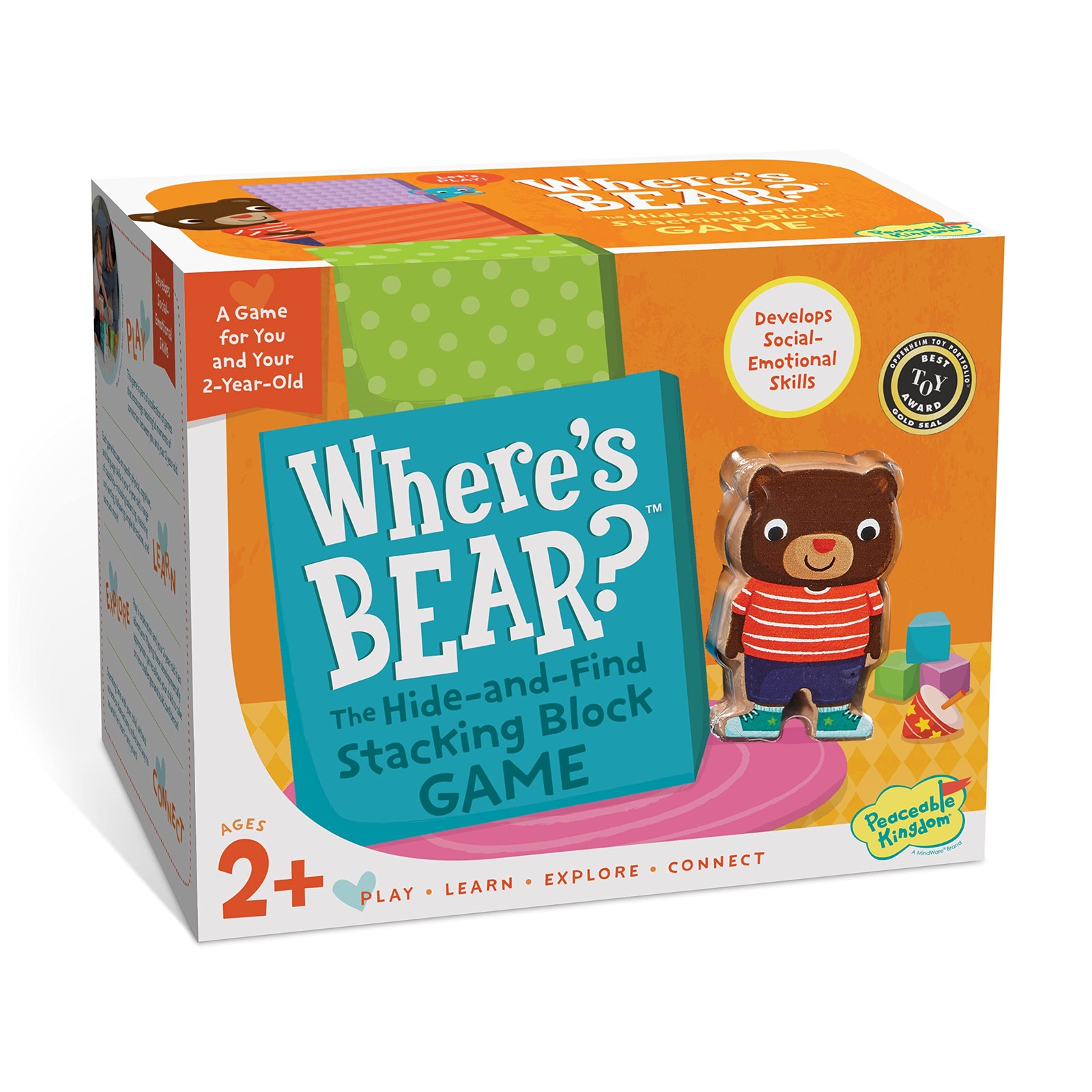Where's Bear? The Hide and Find Stacking Block Game for 2 Year Olds
