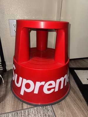 SS18 Supreme Wedo Step Stool Accessory Shatterproof Plastic Red Made In Germany