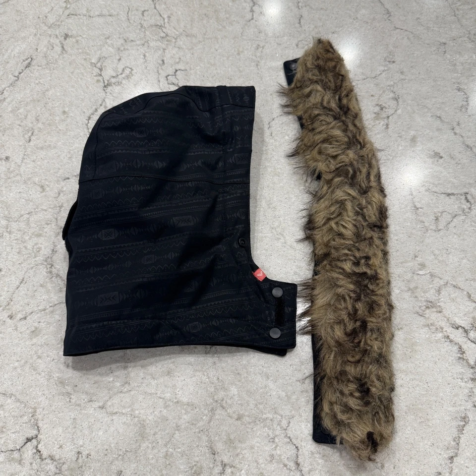 Roxy Puffer Ski Snowboard Hood Coat Jacket Black Pink DryFlight 10K Girl 14/XL - Image 4 of 4