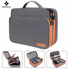 Multi Layer Cable Storage Bag, Electronic Accessories Organizer, Portable Travel