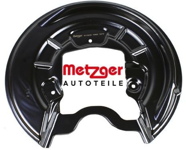 Metzger 6115230 Spritzblech FüR Bremsscheibe FüR Audi FüR Skoda FüR VW-image