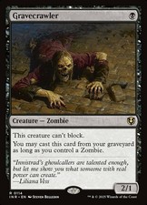 1 x Gravecrawler - Innistrad Remastered - Moderate Play - MTG