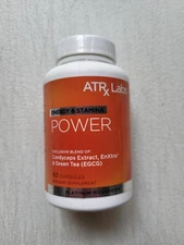ATRx Labs POWER Energy & Stamina 60 Caps SEALED Cordyceps + EnXtra