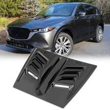 Air Flow Intake Hood Scoop Vent Bonnet Cover Glossy Black For Mazda CX-5 CX-3