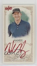2012 Allen & Ginter's Framed Mini Red Ink Unframed 1/10 Hank Haney Auto 0c37