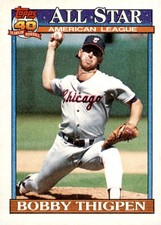 1991 Topps #396 Bobby Thigpen