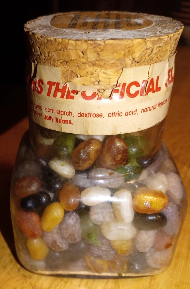 Jelly Beans Ronald Reagan de 1980 tarro y gominolas originales *HALLAZGO MUY RARO Foto 3 de 4