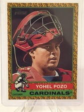 YOHEL POZO 2025 TOPPS HERITAGE HIGH NUMBER '76 COLOR OF THE YEAR /76 Q6010