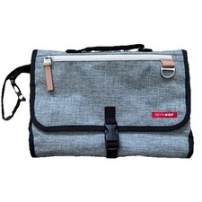 Skip Hop Pronto Signature Baby Changing Station Gray Portable With Pockets