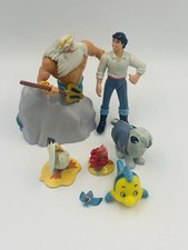 LOT of 6 Disney Store Little Mermaid Figures PVC