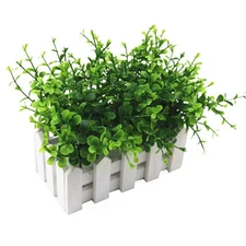 10 Pcs Artificial Plants Plastic Leaves Simulation Green for Decoration