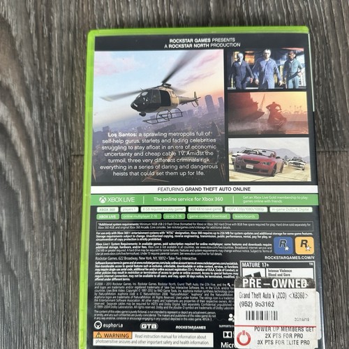 Lot Grand Theft Auto 4 IV and 5 V GTA Xbox 360 Video Games Map Rockstar - Bild 16 von 17