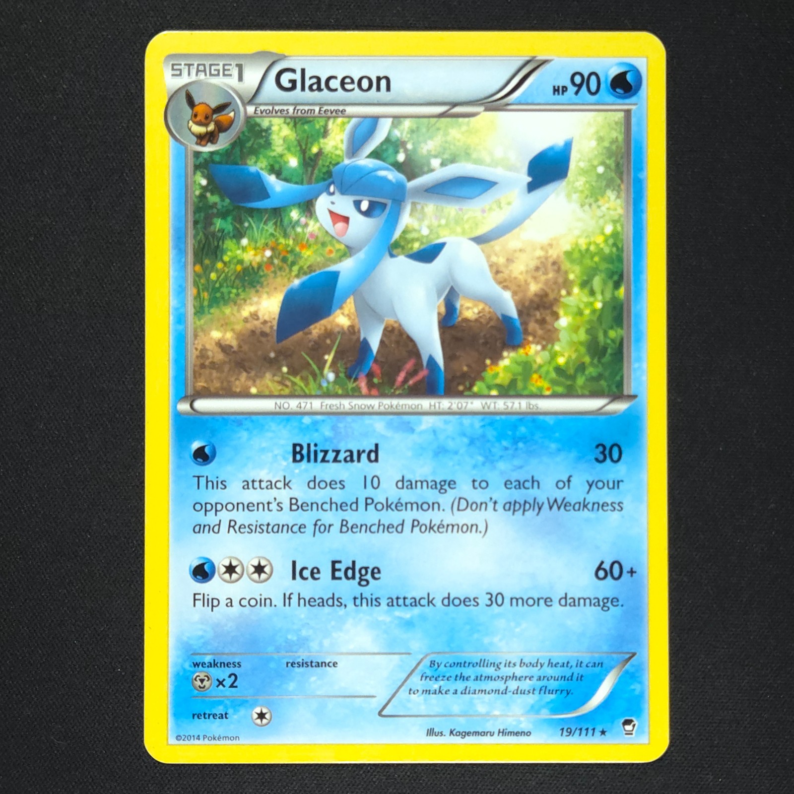 Glaceon 19/111 - Furious Fists - Pokemon Card