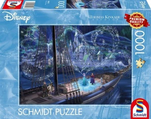 NEW SCHMIDT Jigsaw Puzzle 1000 Pieces Disney Frozen Love and Magic Kinkade