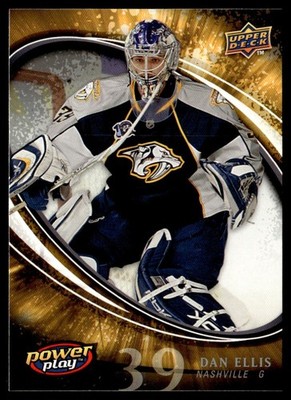 2008-09 Upper Deck Power Play Box Set Dan Ellis Nashville Predators #162