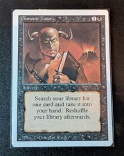 MTG | Demonic Tutor | EX | EN | Revised Edition  