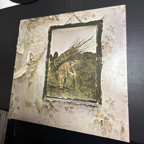 LED Zeppelin Untitled IV Vinyl LP Record (1971) SD7208 Gatefold Cover G+/VG