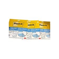 Post-it Permanent Marker White Sheets 6 PK, 9.1 in x 9.1 in 23.1 x 23.1 3pack.