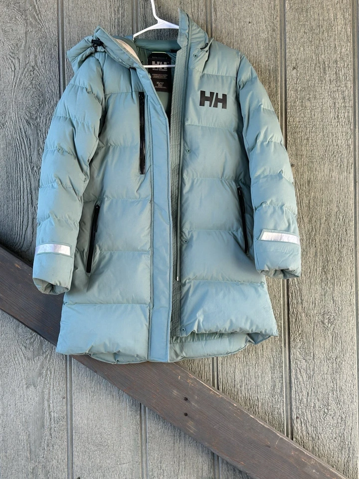Helly Hansen Women's Adore Puffy Parka Jacket Size XS/TP, Sea foam Teal - Image 3 of 4