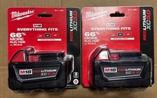 2X Milwauke48-11-1850 M18 XC 5.0 AH 18 Volt Capacity Battery 2 PACK 48-11-1850