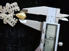 Vtg Ornate Rhinestone Box Clasp Silver Tone Faux Pearls Repair Up-cycle Read  — photo 10