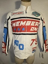 Members Only SPORT Racing Jacket USA 1975 Windbreaker Full Zip Mens Medium NWTs