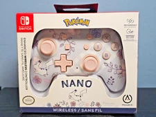 Pokemon Pikachu Garden Nintendo Switch Wireless Nano Controller PowerA