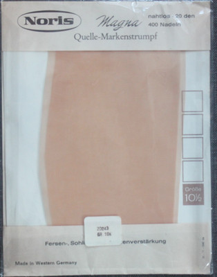Vintage Quelle Noris Magna Nylons Gr. 10,5 Strapsstrümpfe Strümpfe  Neu OVP