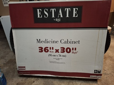 #ad #ad NEW IN BOX Estate by RSI Medicine Cabinet36quot; Wide x 30quot; High Bathroom Mirror NIB $109.99
