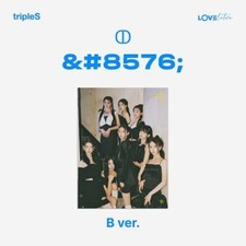 tripleS [LOVElution ↀ] Debut Album B Ver CD+buch+Objekt+Poster+2 Karte+Sticker
