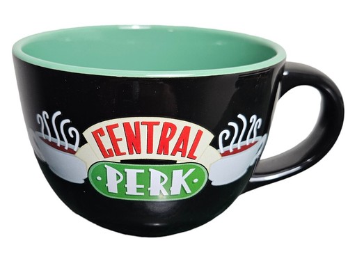 Friends Central Perk Coffee Mug Black Ceramic Cup Large 24oz TV Show Licensed - Picture 3 of 9