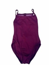 Women  s Motionwear Leotard - Burgundy - Petite Adult
