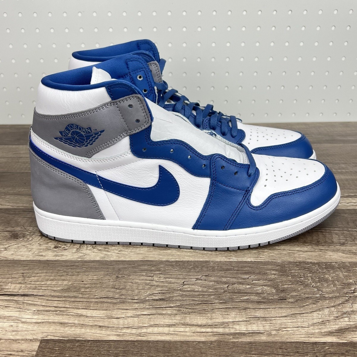 Nike Air Jordan 1 Retro High OG Shoes True Blue White DZ5485