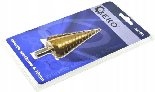 Stufenbohrer Kegelbohrer Schälbohrer Titan Senker HSS-TIN 4-39mm 13 Stufen  - Bild 3 von 4