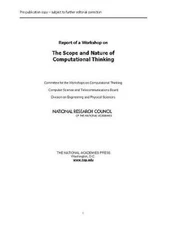Report of a Workshop on the Scope and Nature of Computational Thinking  paperba