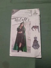 McCall's R10672 Sorceress Witch Peplum Dress & Bolero COSTUME Sz 6-14 M8127