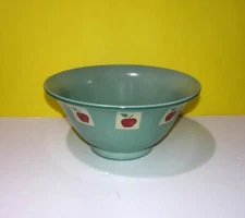 Corelle Coordinates Aqua With Apples All Around Stoneware Mixing  / Serving Bowl