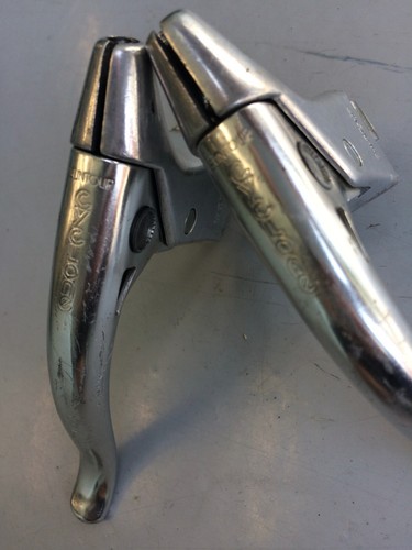 Vintage Suntour Cyclone Brake Levers. Non Aero .No Hoods Drop Bar Eroica Road - Picture 4 of 5