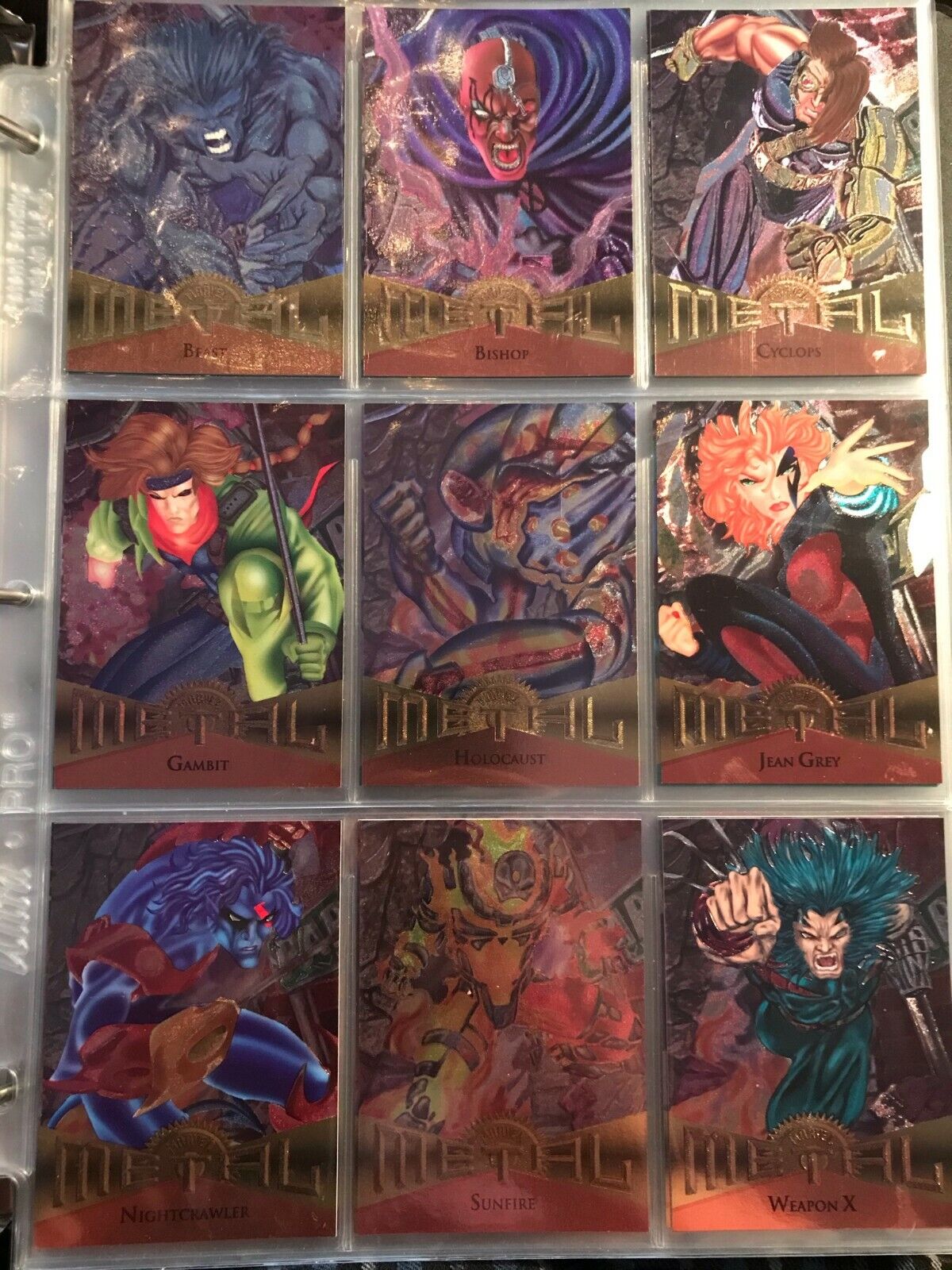 1995 Fleer Marvel Metal Base Set Complete Your Set Choose Your Card!