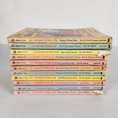 Vintage The Babysitters Club 11x PB Book Bundle Lot Ann M Martin 1980 Teen Drama - Picture 2 of 18