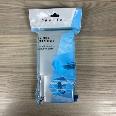90 MICRON DURCHSICHTIGE FRAKTALE KARTENHÜLLEN BRETTSPIEL ZUBEHÖR ZUSATZ