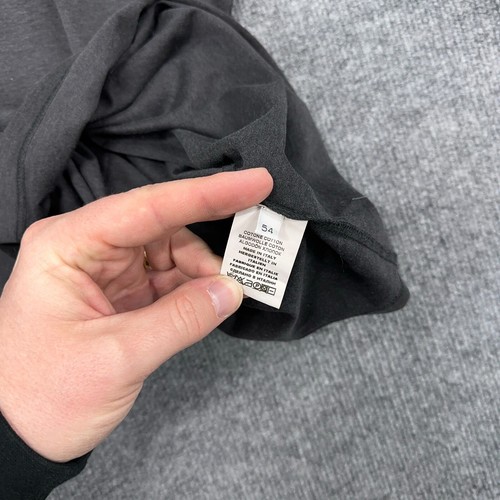 T-shirt vintage Gran Sasso uomo 54 (L) grigio cotone classico manica corta girocollo - Foto 5 di 8