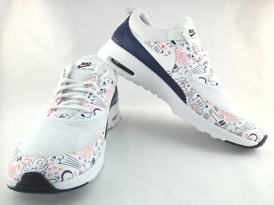 NEW Nike Air Max Thea Womens Print White Dark Purple 599408