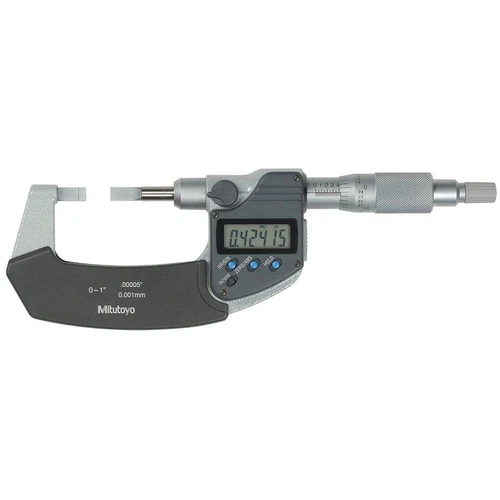 MITUTOYO 422-360-30 Digital Micrometer,Blade,0 to 1 In,SPC 6NPZ7